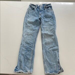 Abercrombie & Fitch Women's Light Blue Jeans